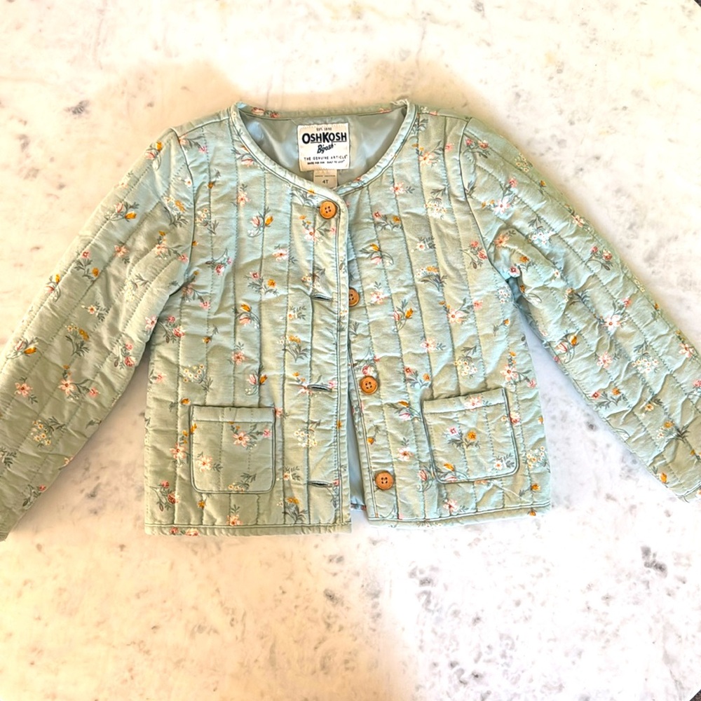 Oshkosh B’gosh toddler floral jacket 4T
